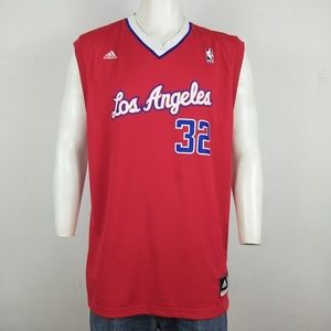 Adidas Red/White LA Clippers #32 Griffin jersey